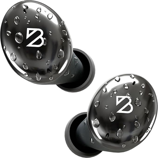 Back Bay Audio Tempo 30 Wireless Earbuds for Small Ears - Award-Winning Sound, Sweatproof Bluetooth Earbuds, Tech Fitness Gifts for Men, Comfortable Bluetooth Ear Buds for Women - Black