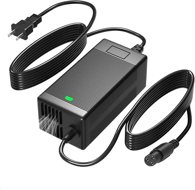 54.6V Charger for iScooter 48V Li-ion Battery Compatible with iScooter IX3 IX4 48V Battery Power Adapter Cord