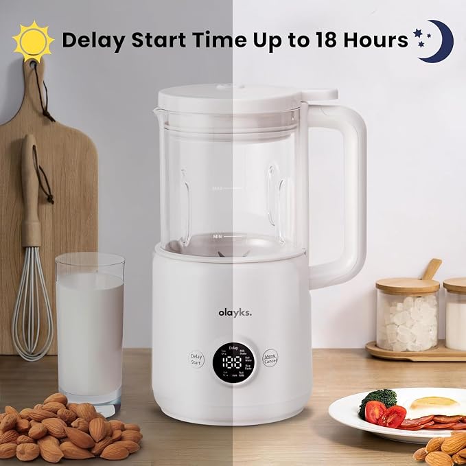 olayks. Automatic Nut Milk Maker, 20 Oz Soy Milk Maker Machine for Homemade & Product Image Travel Steamer for Clothes, Fashion Portable Handheld Garment Steamer, 15S Heat Up