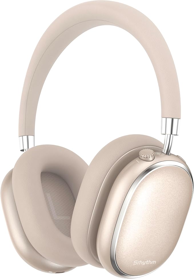 Srhythm NiceComfort 95 Adaptive Noise Cancelling Headphones Wireless | Bluetooth with Spatial Audio,Transparency,ENC,HD Sound,Low Latency for Gaming,Slim Headphones Lightweight