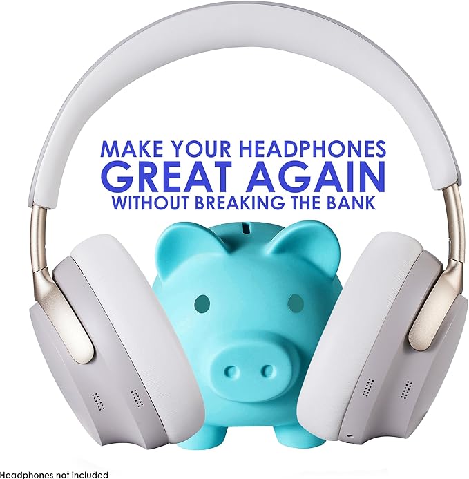 AHG Accessory House Global QC Ultra Replacement Ear pad and Headband Pad Kit Cushion Compatible with Bose QuietComfort Ultra Wireless Headphones. (AHG-QUIETCOMFORT-Ultra-Combo-White-Smoke)