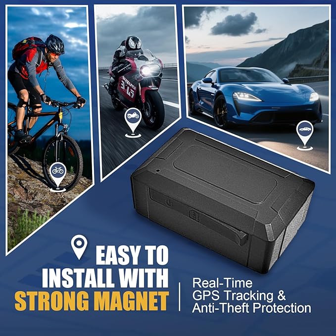 4G20 Mini GPS Tracker for Vehicles No Monthly Fee, Portable Real Time GPS Tracking Devices Hidden, Magnetic Location Tracker, Trip History, GeoFence, Speeding Alerts (SIM Card not Included)