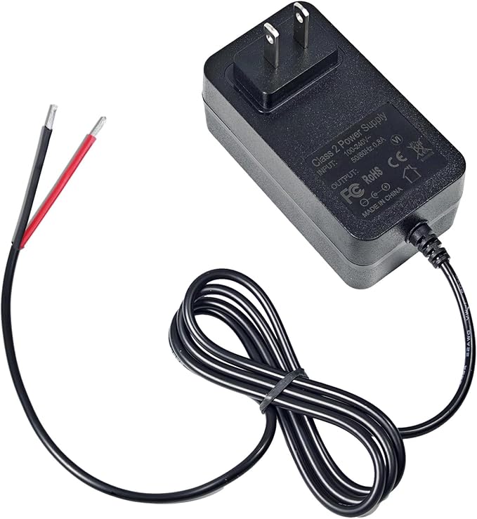 19V 2A AC/DC Adapter Power Cord Power Supply Plug for MKS-1902000H, MM271W, MM371W, MM571W, MM572W Transformer,Compatible with Mighty Mule RP1010 Power Supply Wall Adapter Charger