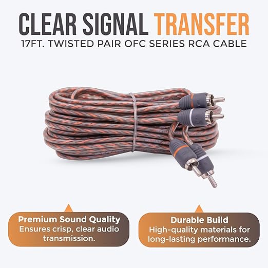Elite Audio 4 Gauge Amplifier Wiring Kit, 2000W CCA Amp Install Kit – EA-PRMK4