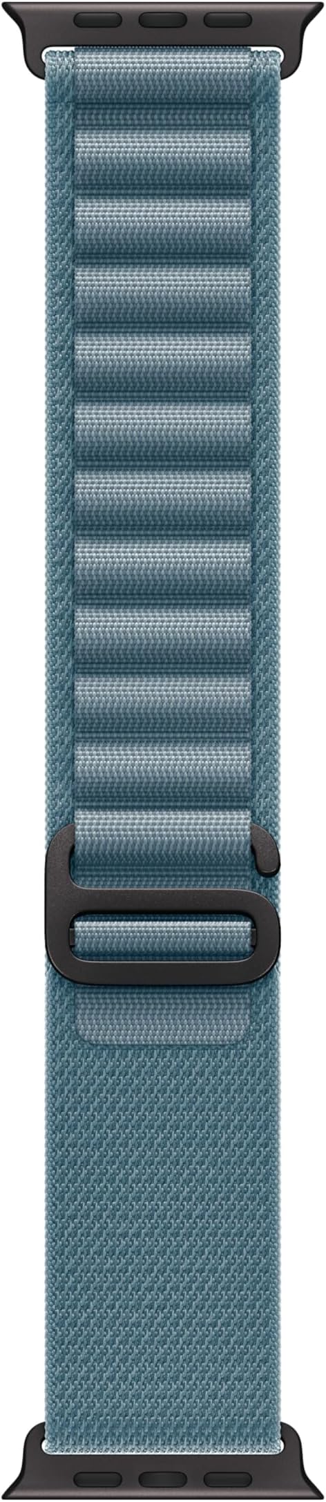 Apple Watch Band - Alpine Loop - 49mm - Light Blue - Large - Black Titanium Finish
