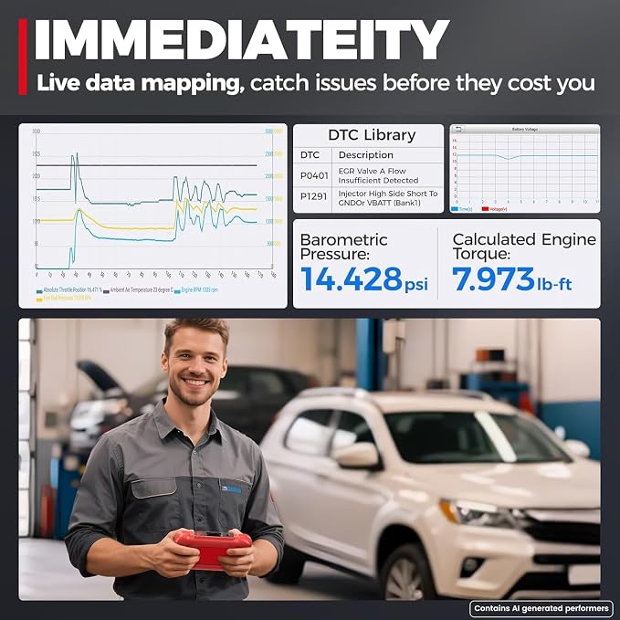 LAUNCH CRP123I V3.0 Elite OBD2 Scanner Diagnostic Tool with DOIP & CAN FD, 2026 New Code Reader for Cars and Trucks, Engine ABS SRS Transmission Car Scanner, Oil/EPB/DPF/SAS/Throttle Relearn
