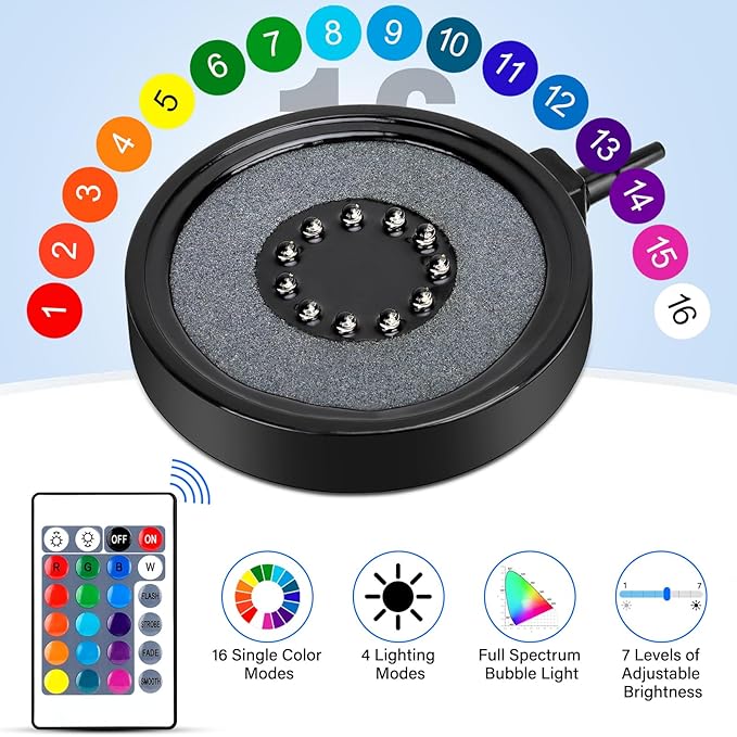 fishkeeper Automatic Fish Feeder for Aquarium+Aquarium Bubbler