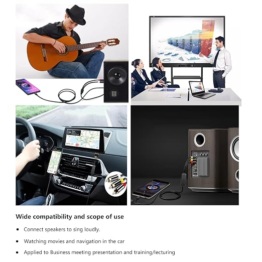 USB C to RCA Cable Adapter, 6Ft Type-C to RCA Wired Screen Mirroring with USB A(Charging),USB C Male to 3 RCA Male,Suitable for TV, Monitor, Speaker