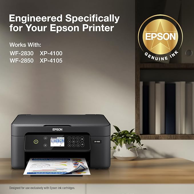 Epson 212 Claria Ink High Capacity Black & Standard Color Cartridge Combo Pack (T212XL-BCS) Works with Workforce WF-2830,2850 and Expression XP-4100,4105,(Pack of 2)