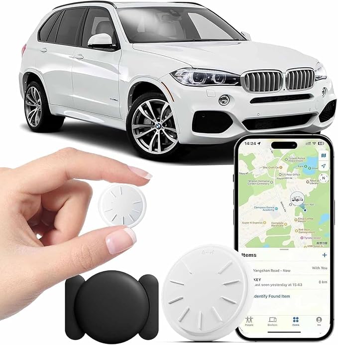 GPS Tracker for Vehicles,No Subscription No Monthly Fee Tracker Device for Vehicles,Hidden Car Locator Tracking Device,Mini Portable GPS Tracker for Cars,Trucks,Motorcycle(iOS Only)