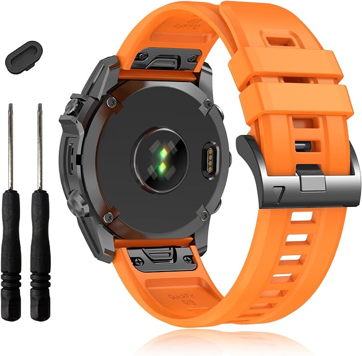 EZMVZKU 26mm Easyfit Straps for Garmin Fenix 8 AMOLED/8 Pro 51mm/7X/7XPro Sapphire Solar Watchands Replacement for Fenix 6X/6X Pro/5X/5X Plus/Enduro 3/2/Quatix 8/epix Pro/Descent Mk3i/Tactix 8 51mm