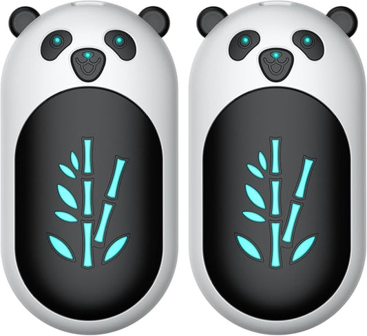 Hand Warmers Rechargeable 2 Pack, 6000mAh Electric Hand Warmer Reusable, 20Hrs Long Heating, Portable Pocket Heater Handwarmer for Women Men, Outdoor Camping, Hunting Gear