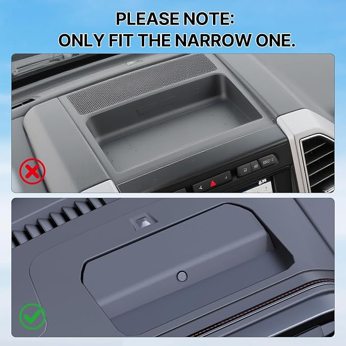 Stainless Steel Phone Mount for 2024+ Ford F150 Phone Holder with Magnetic Heads - All-Metal Shakeproof Dash Mount Install Super Stable - Ford F150 Phone Mount