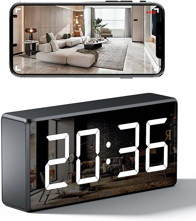 1080P Full HD WiFi Indoor Camera, Pet Monitor Nanny Cam with Night Vision, Motion Detection for Home Security