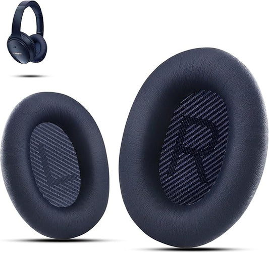 Premium Ear Pad Replacement for Bose Headphones Earpads, Compatible with Bose QuietComfort 35 ii /QC35 /QC25 /QC2 /QC15 /Ae2 /Ae2i /Ae2w /SoundTrue & SoundLink, by Krone Kalpasmos – Midnight Blue