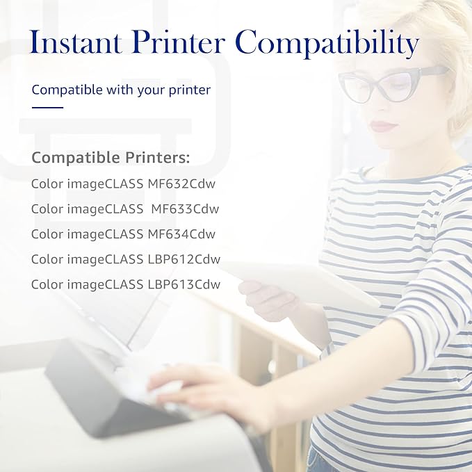 STAROVER Compatible Toner Cartridges Replacement for Canon 045 045H CRG-045H Toner for Canon Color imageCLASS MF634Cdw MF632Cdw LBP612Cdw LBP612C LBP612 MF632 MF632C 634C MF634 Laser Printer (4 Pack)