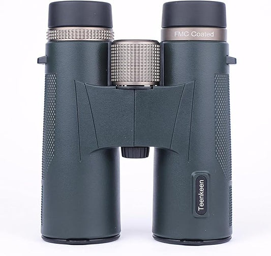 12x42 ED HD Binoculars for Adults, IPX7 Nitrogen Filled Waterproof & Fogproof Large Eyepiece Low Light Vision Optical System with FMC Coated & BAK4 Prism for Bird Watching Travel Hunting