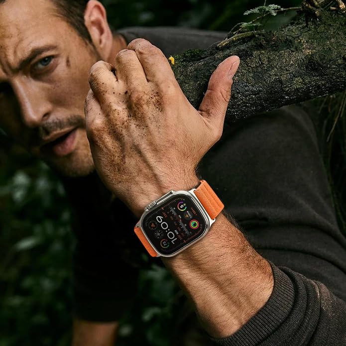 Suitisbest 2 Pack Sport Band Compatible with Apple Watch Ultra Band 49mm 46mm 45mm 44mm 42mm 41mm 40mm 38mm, Stretchy Sport Loop Strap for iWatch Series 11 10 9 8 7 6 5 4 3 2 1, SE 3 2 1, Ultra 3 2 1