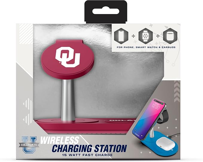 SOAR Collegiate 3-in-1 Wireless Charging Station