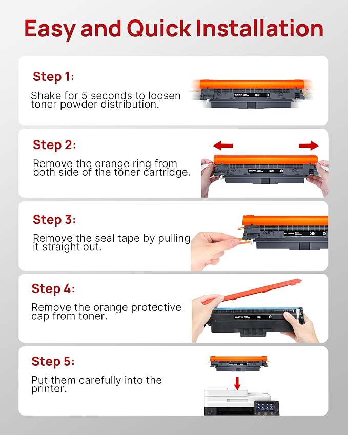 069 Toner Cartridge Set MF753Cdw - 4 Pack Replacement for Canon 069 Toner Cartridge Set 069H Works for Canon Color ImageCLASS Mf753cdw MF751Cdw MF752Cdw LBP674Cdw MF752Cdw MF756Cx LBP673Cdw (B/C/Y/M)
