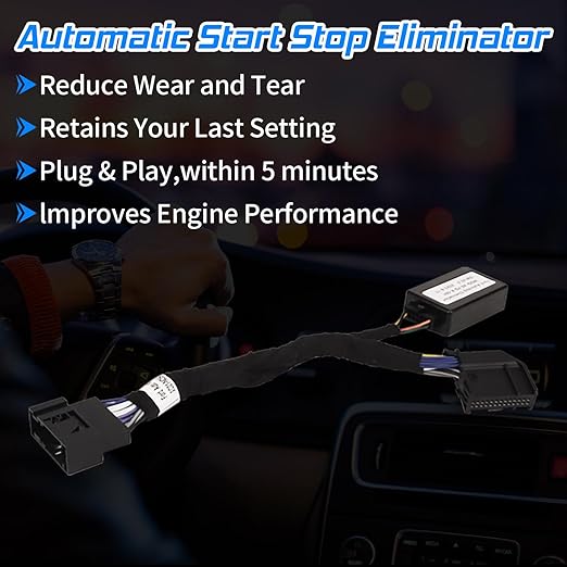 Auto Start Stop Eliminator Fit for Ford Bronco 2021 2022 2023 2024 2025 Plug & Play, Easy Install Autostop Eliminator Engine Upgrade Bronco Accessories