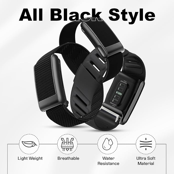 DADO Multi-Pack Wrist Bands Compatible with Whoop 5.0, Peak, One & Life MG – Hydroknit Nylon, Sport Silicone, Premium Nylon – Replacement Straps with Hook, Clasp, Quick Link Slider