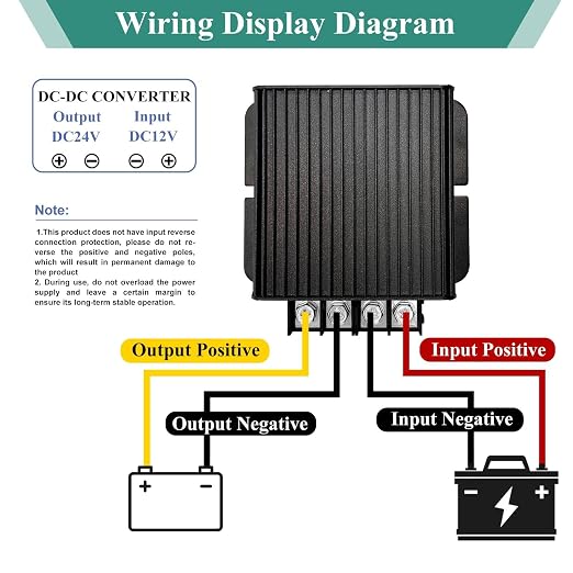 DC 12V to 24V Voltage Converter 30A 720W Voltage Converter 24V Voltage Regulator Boost Module for Radios,Motors,RVs