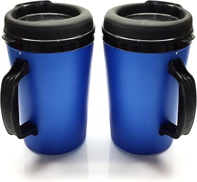 Thermoserv 34oz Travel Mug Classic Gas Station Mug (Blue/Blue 2 Pack)