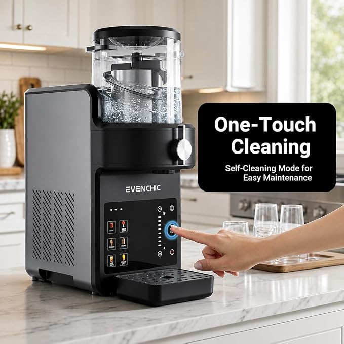 Slushie Machine, Slushie & Soft Serve Ice Cream Make for Home, No Ice Needed with Rapid Chill & Temperature Control, Multi-function for Frozen Drink, Milk Shake, Margaritas, Frappé