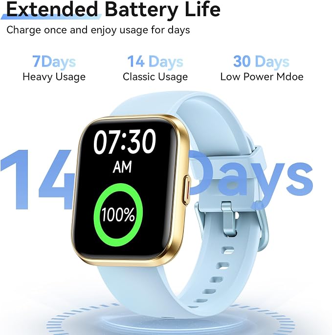 Smart Watches for Women (Android/iPhones), 120+ Sport Modes Fitness Tracker Watch with SpO2/Heart Rate Monitor, Steps/Sleep Tracker, 1.85" HD Smart Watch with Bluetooth Calls/Messages, 3ATM waterproof