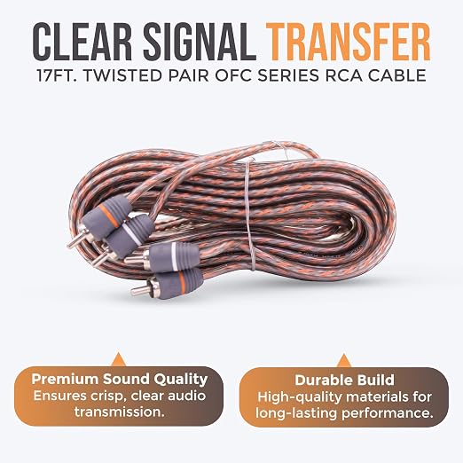 Elite Audio 0 Gauge Amplifier Wiring Kit, 3600W CCA Amp Install Kit – EA-PRMK0
