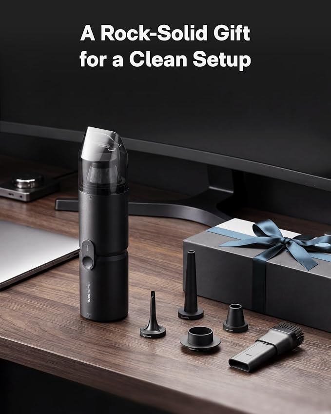 HOTO Handheld Vacuum Cleaner Cordless, Mini Vacuum Cleaner with 15000Pa Suction Power, Compressed Electric Air Duster Air Blower for Desk, PC Setup, Keyboard, Coffee Station Grounds