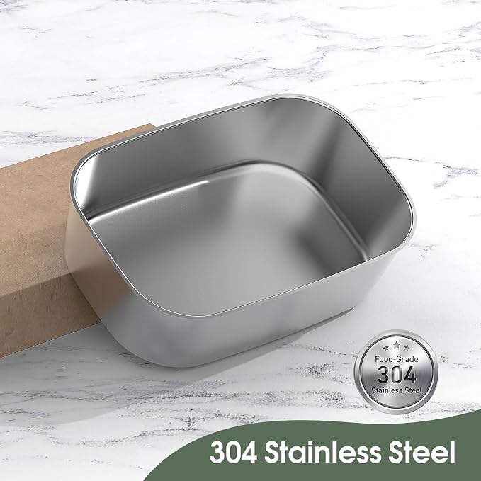 Vabaso Electric Lunch Box 304 Stainless Steel Inner Container, 1.5 Liter Removable Food Container 1.5L Electric Lunch Box