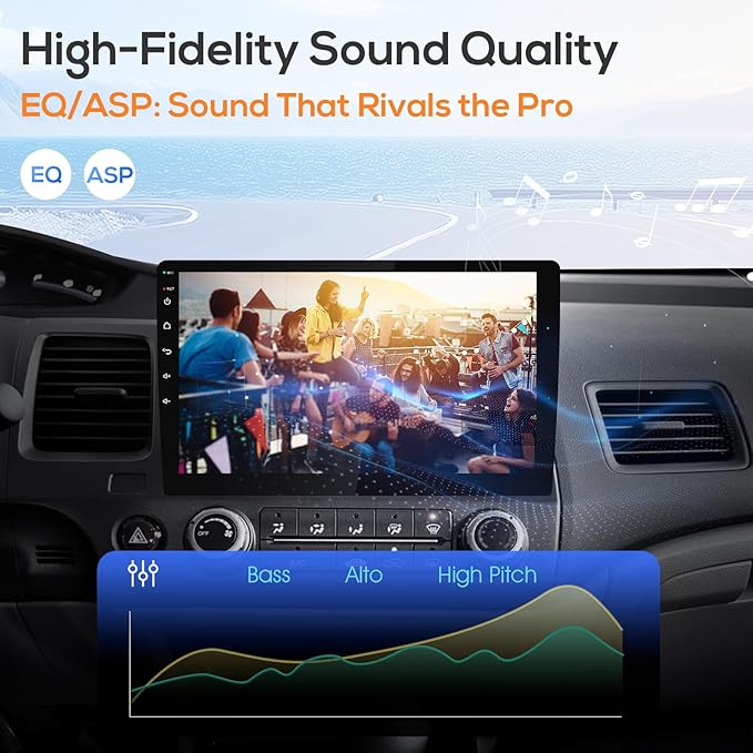 Haudio 10.1" Double Din Car Stereo, Touchscreen Car Radio with Wireless Apple CarPlay & Android Auto, Bluetooth 4.1, HD Backup Camera, Mirror Link, GPS Navigation, WiFi, Voice Control, 2+64GB, FM/AM