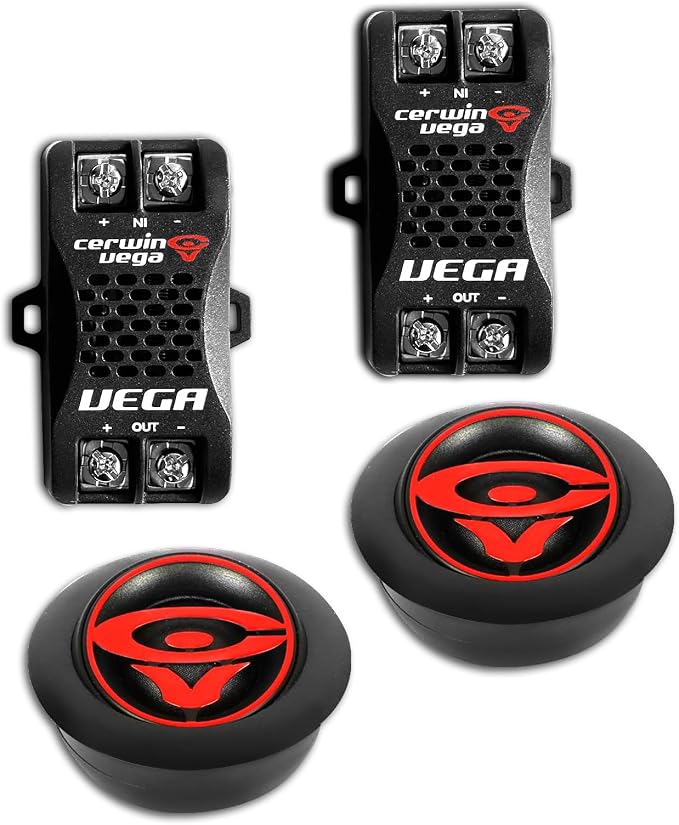 CERWIN-VEGA! VT1 1" Vega 180 Watts 4 Ohm Silk Dome Tweeters (Pair)