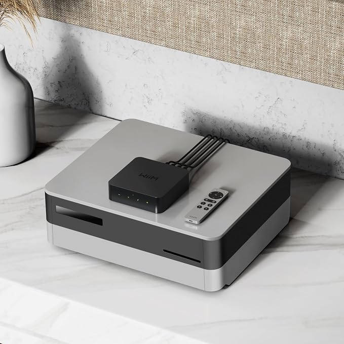 WiiM Voice Remote 2 for WiiM Music Streamers and Amplifiers | Push-to-Talk, 4 Smart Preset Buttons | Rechargeable Battery | Sleek Aluminum Design | 360° Bluetooth Remote