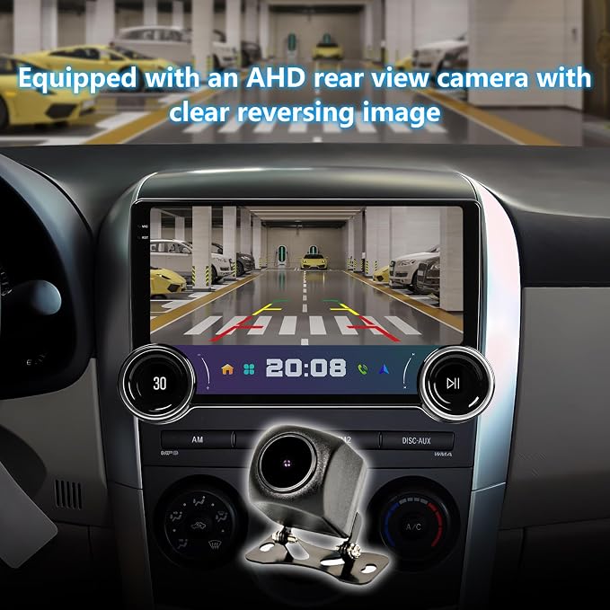 Binize 10.1 Inch Android 13 Single Din Car Stereo Radio Touchscreen Head Unit,GPS Navigation Receiver,Wireless Carplay/Andriod Auto Bluetooth,FM,Mirror Link,Backup Camera