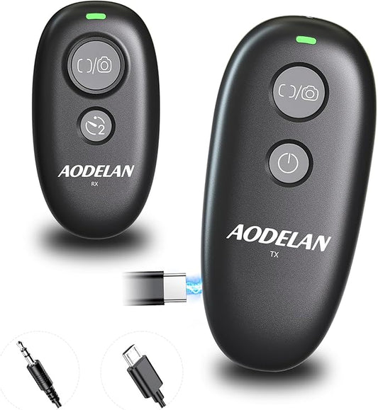 Upgraded USB-C Rechargeable Wireless Camera Remote Control Shutter Release - Compatible with Fujifilm Fuji X-S20, X-T50, X-S10, X-E5, X-E4, X-T200, GFX100II