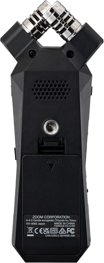 Zoom H1 Essential Handheld Recorder for Musicians, Podcasters & Filmmakers with Stereo Microphones, 32-Bit Float, USB Microphone Mode