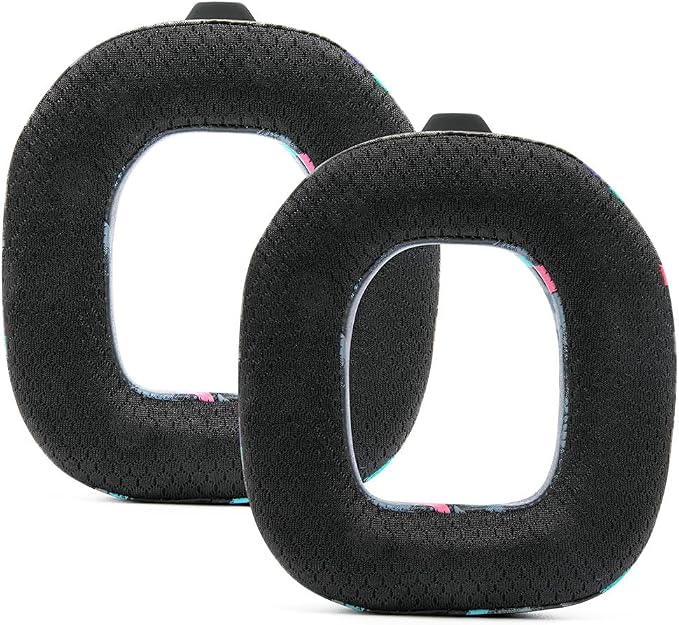 WC Freeze A50 - Cooling Gel Replacement Earpads for Astro A50 Gen 4, Gen 5 and A50X Only, Made by Wicked Cushions, Improved Durability, Thickness and Sound Isolation | 90's Black