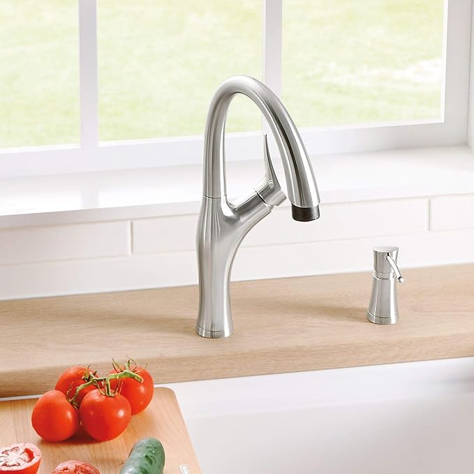 BLANCO 442047 Artona Soap Dispenser-Stainless Finish Accessory, 11.83 oz