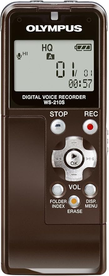 Olympus WS-210S Voice Recorder (141960) (Brown)