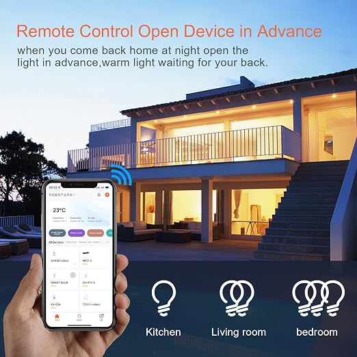 Milfra 3 Gang Smart Light Switch, 2.4GHz WiFi, Alexa & Google Assistant Compatible, Single-Pole, Requires Neutral Wire