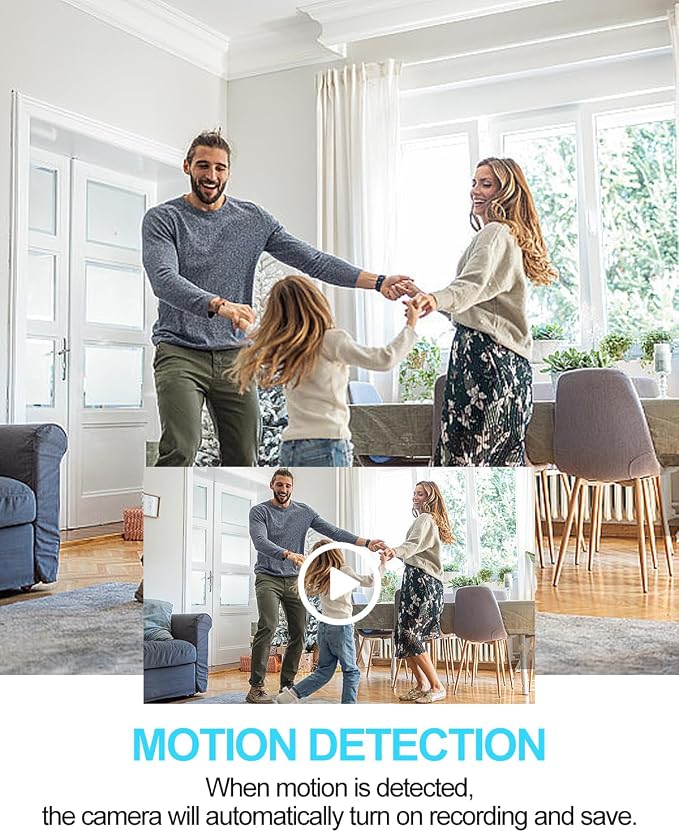 Small Spy Camera,1080P Indoor Security Camera USB Charger Hidden Cameras with Motion Detection Loop Recording Mini Secret Cameras Nanny Cam for Home Surveilance No WiFi No Audio
