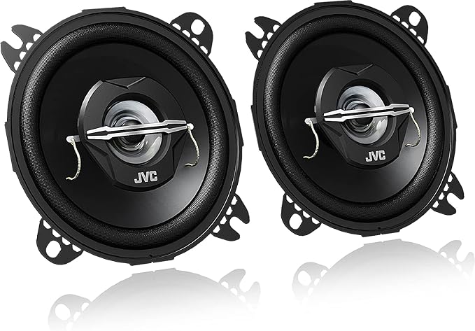JVC CS-J420X 4-Inch 210 Watts 2-Way Coaxial Car Stereo Speakers (Pair)