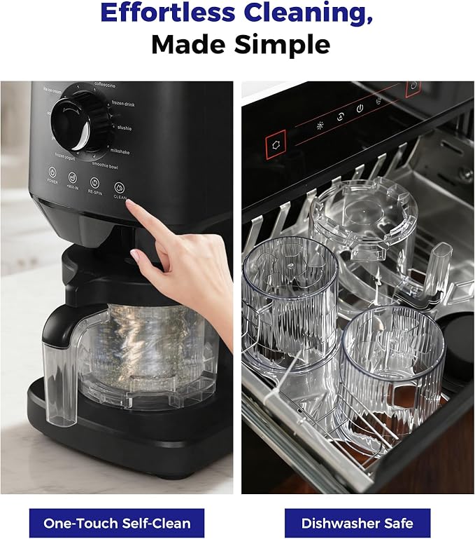 12-in-1 Ice-Cream Maker Machine - 11 Preset Programs & Self-Cleaning, Healthy Frozen Yogurt Maker for Gelato, Slushies, Sorbet, Mix-ins & More, Includes (2) Pint Containers for Home & Party