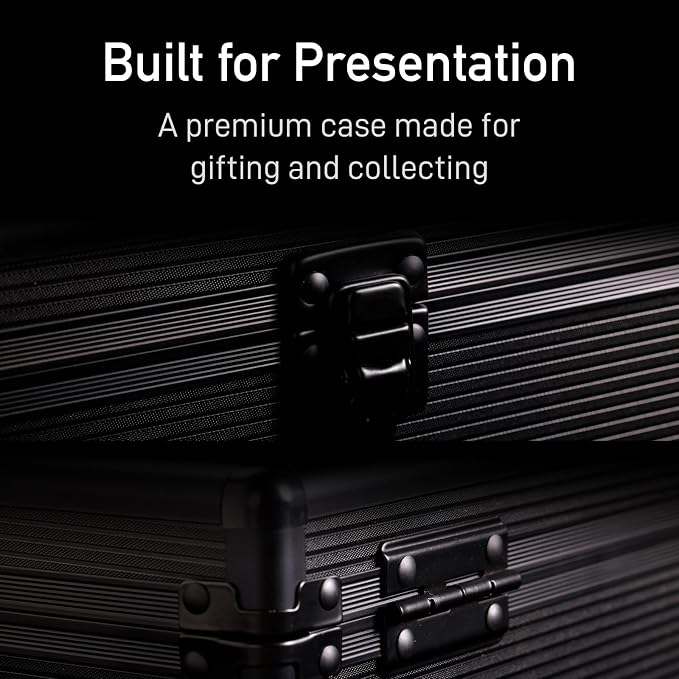 5-Piece Spark Plug Electric Arc Lighter Gift Set for Men, Rechargeable Flameless USB-C Metal EDC Gear with Presentation Case, Mechanical Gift for Car Guys