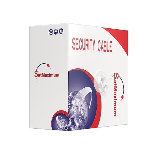 Cables Direct Online 1000ft Stranded 22/4 Alarm CCA Cable for Low Voltage, Burglar System, Fire Detector, Security Station, Door Bell, 22AWG 4 Conductors Wire
