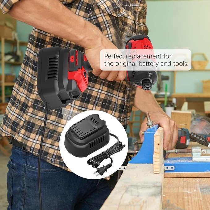 New Version 120V AC to 20V DC Converter, 500W Power Adapter Compatible with Craftsman 20V V20 Cordless Tools, 5.91 FT Cord Wired to Wireless Transformer Plug