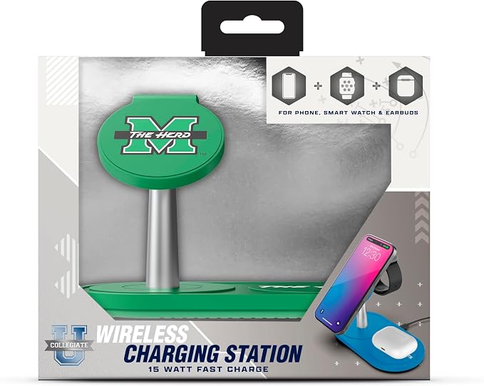 SOAR Collegiate 3-in-1 Wireless Charging Station